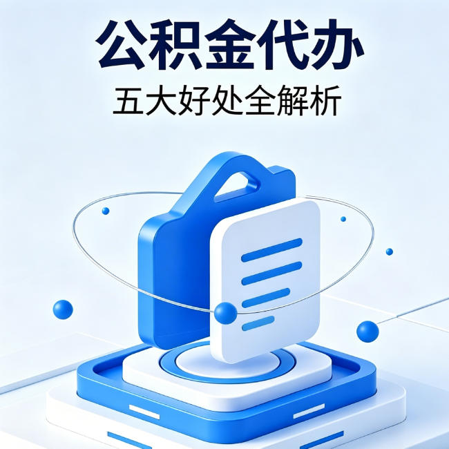 内江公积金代办到底值不值？这5大好处让你少走弯路